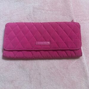 Vera Bradley Pink Quilted Women's Clutch